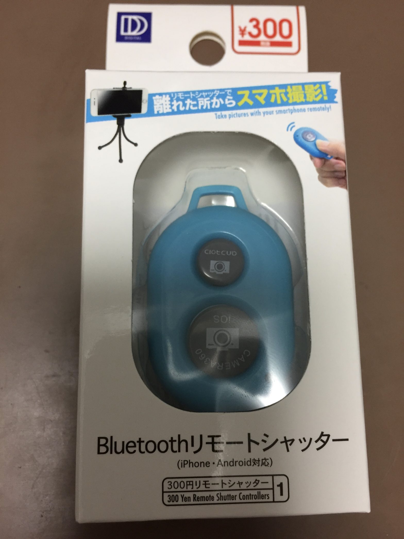 ダイソーでBluetoothリモートシャッターを購入